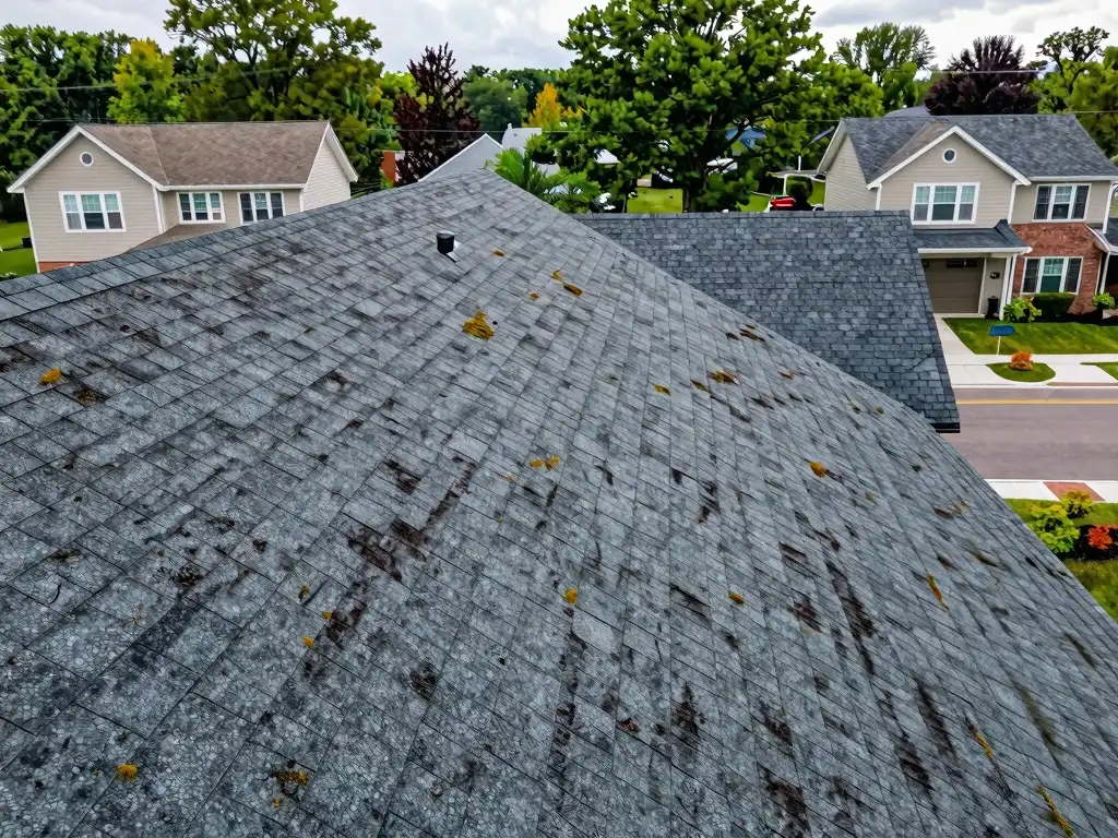 Image showing shingle roof on Fall Season in Queens NY